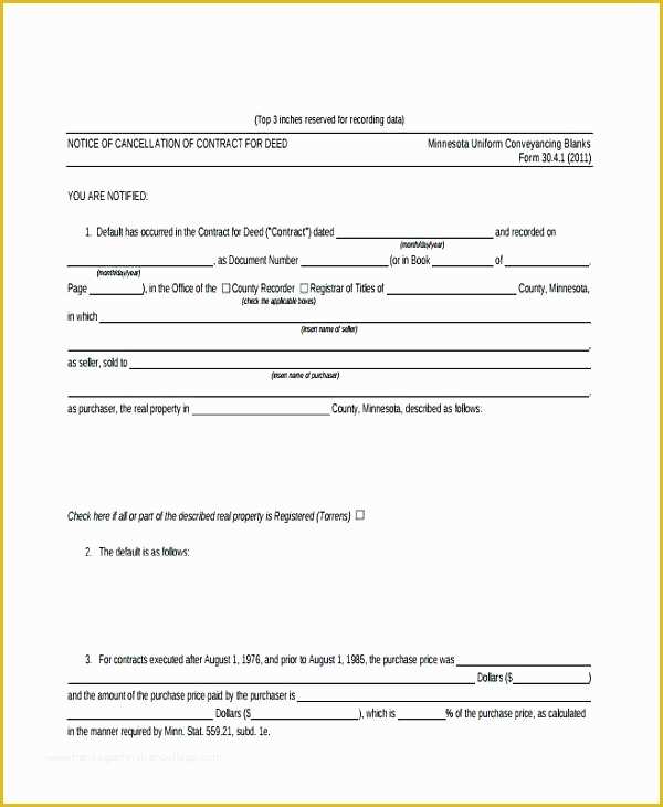 Free Contract for Deed Template Of Best Free Contract for Deed Template Printable Unique