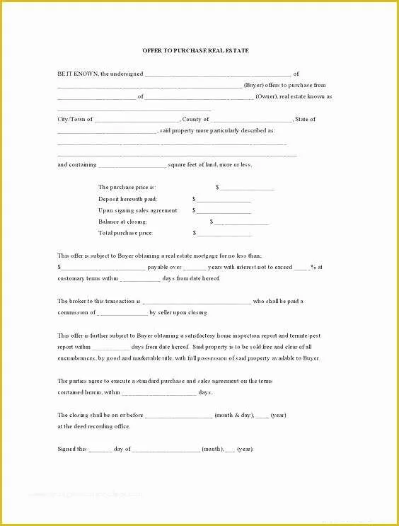 Free Contract for Deed Template Of Contract for Deed form south Dakota Free Template Sample