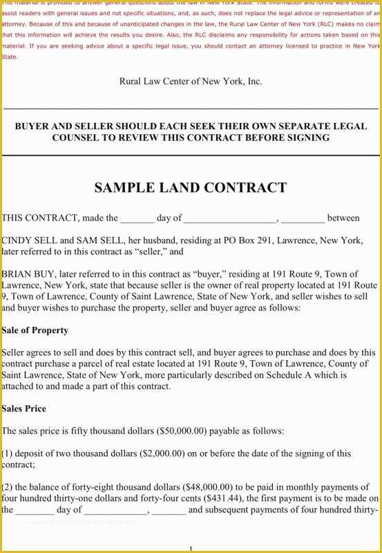 Free Contract for Deed Template Of Free Contract for Deed Template