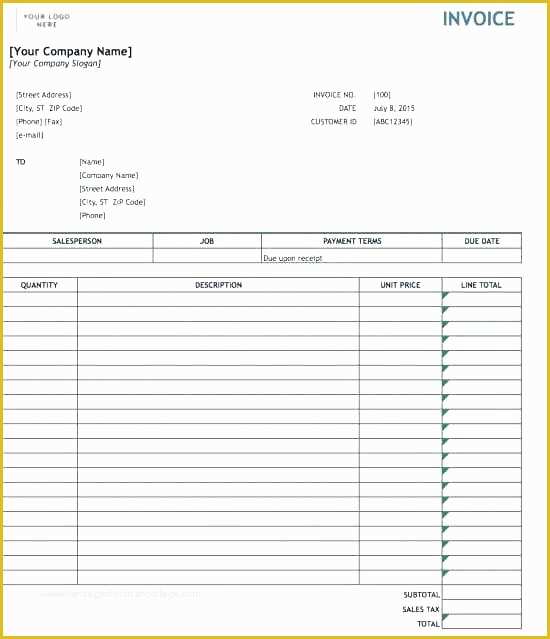 Free Contract Template for Services Rendered Of Freelancer Invoice Templates Free Word Excel format