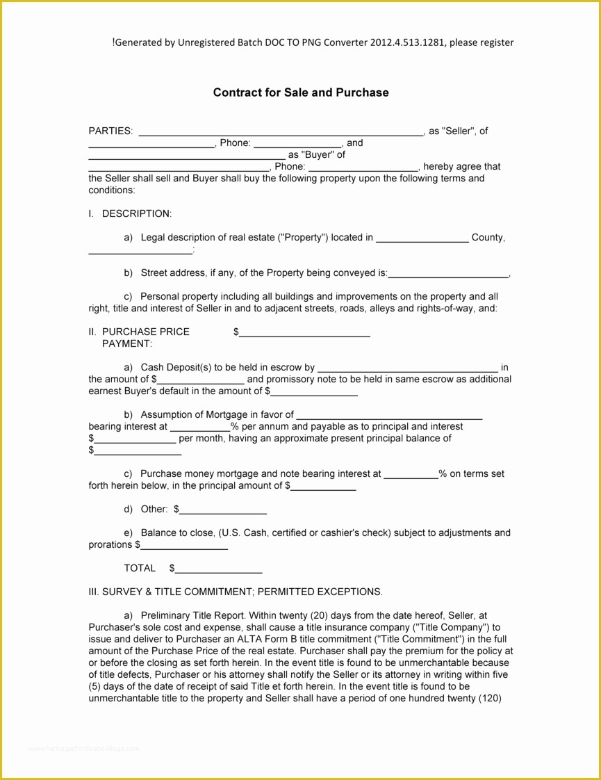 Free Contract Templates Of 20 Printable Blank Contract Template Examples Thogati