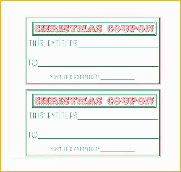 Free Coupon Maker Template Of 28 Homemade Coupon Templates – Free Sample Example