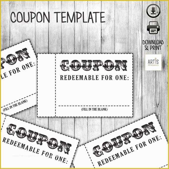 Free Coupon Maker Template Of Coupon Book Coupon for Game Empty Love Coupon Date Diy