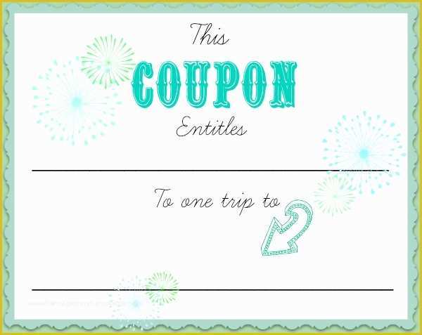 Free Coupon Maker Template Of Make A Coupon Template Pertamini