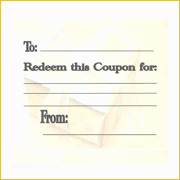 Free Coupon Maker Template Of Make Your Own Customizable Coupon Book Free Printables