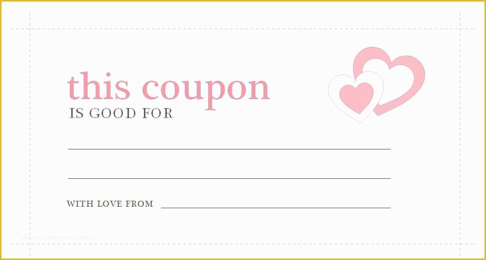 Free Coupon Maker Template Of Valentines Day Coupons