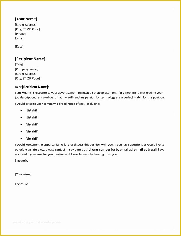 Free Cover Letter Template Word Of 50 Free Microsoft Word Resume Templates for Download