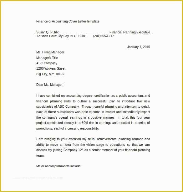 Free Cover Letter Template Word Of 7 Employment Cover Letter Templates Free Sample