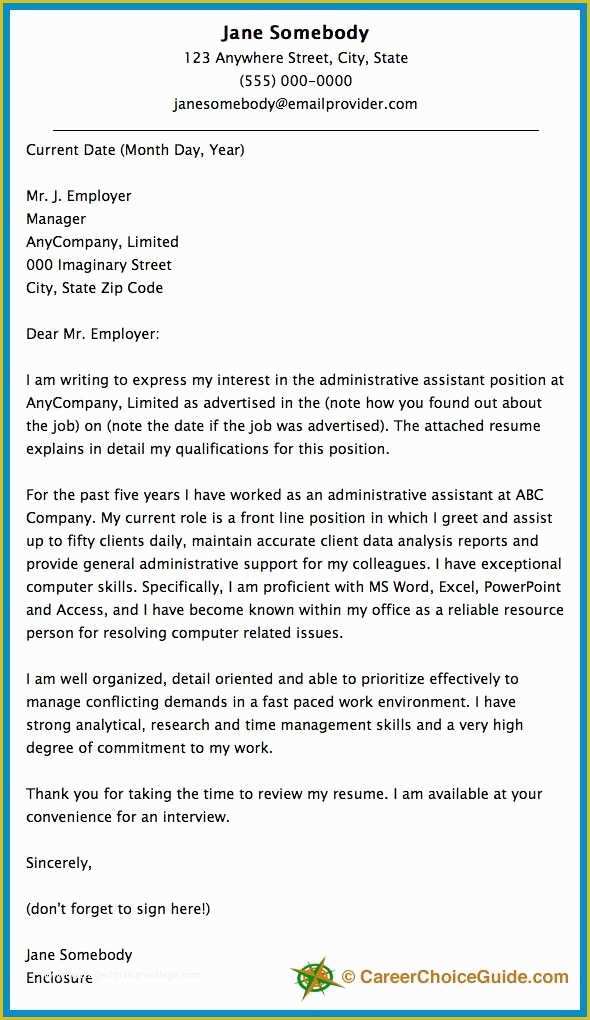 Free Cover Letter Template Word Of Resume Cover Letter Free Templates Samplebusinessresume