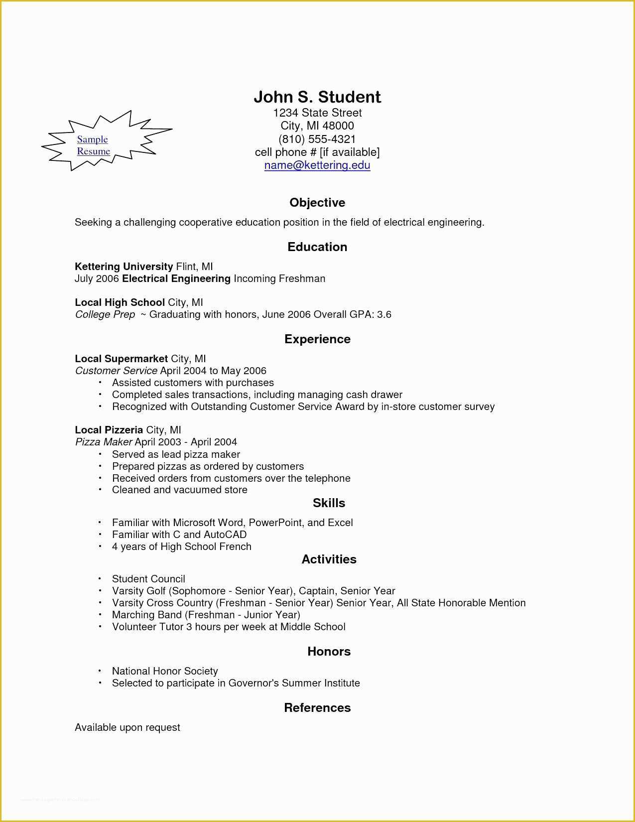 Free Craigslist Template Generator Of Resume Template Resume Template Maker Freeownload