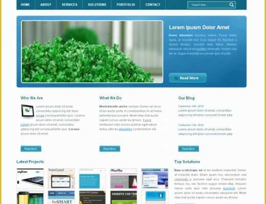 Free Css Templates Of Free Css Blue Template Free Css Templates