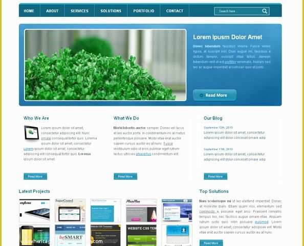 Free Css Templates Of Free Css Blue Template Free Css Templates
