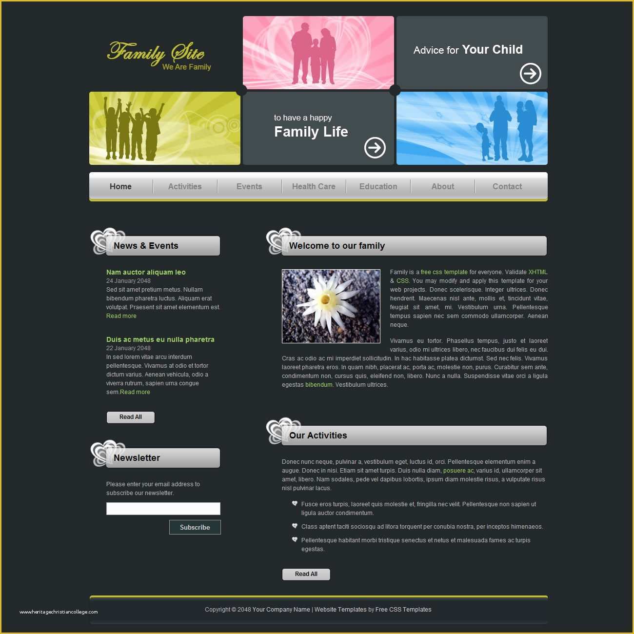 Free Css Templates Of Free Css Templates Free Css Website Templates Download