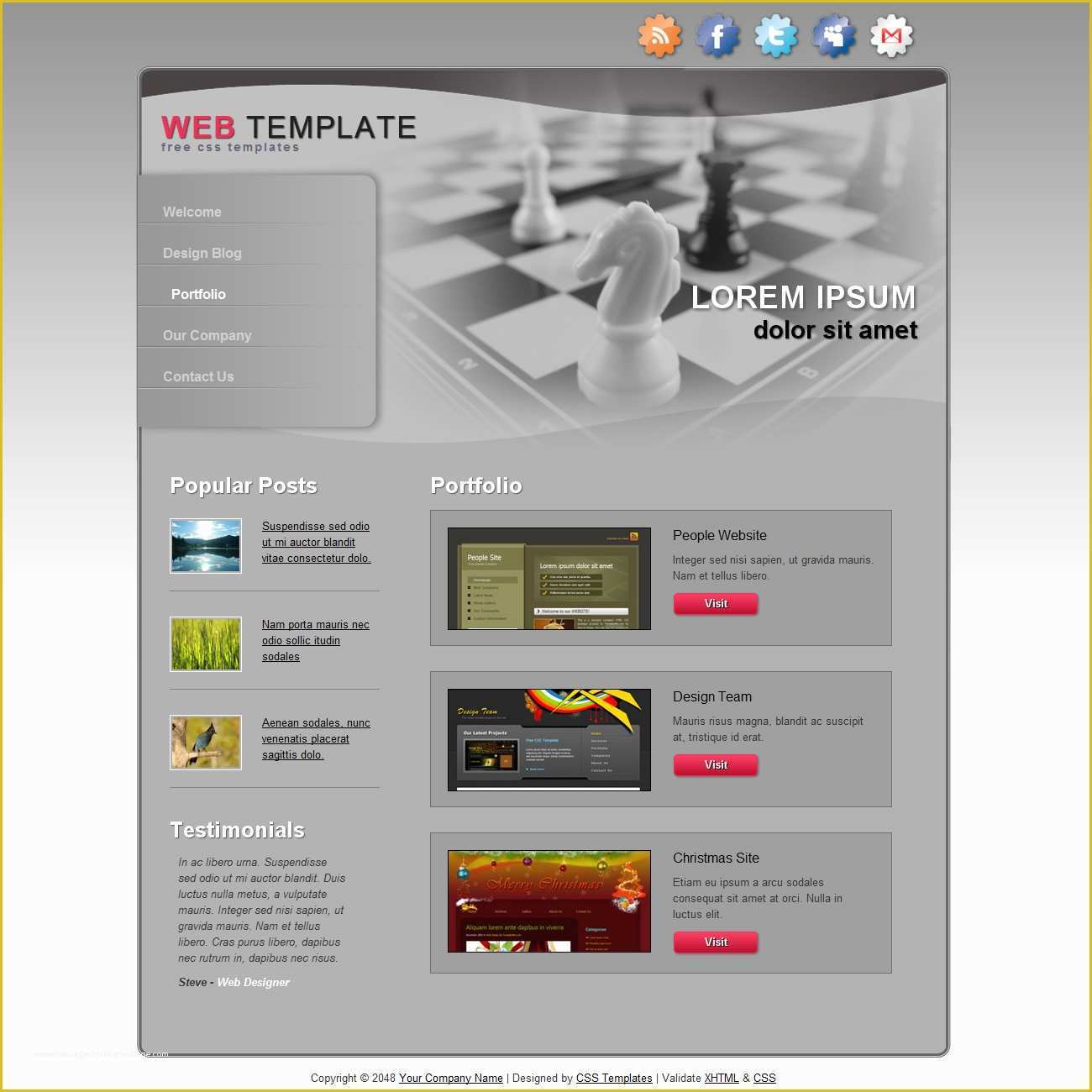 Free Css Templates Of Free Css Templates Free Css Website Templates Download