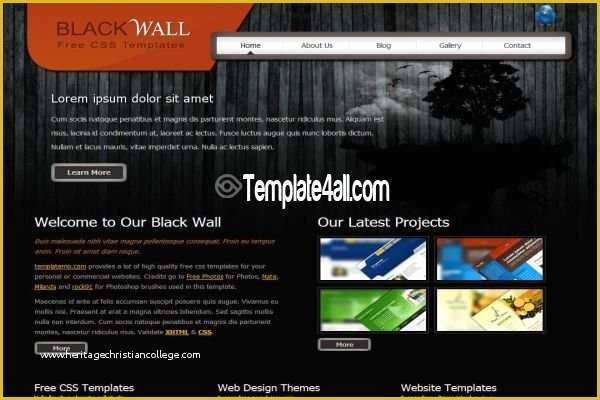 Free Css Templates Of Free Css Website Templates