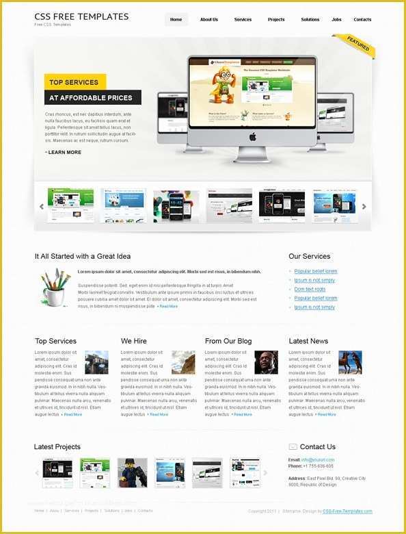 Free Css Website Templates Of Free Website Css Template for Personal Portfolio Website