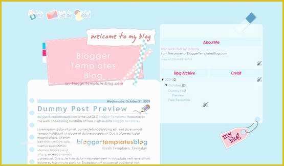 Free Cute Blogger Templates Of 10 Free Cute Kids Blogger Templates – Dobeweb