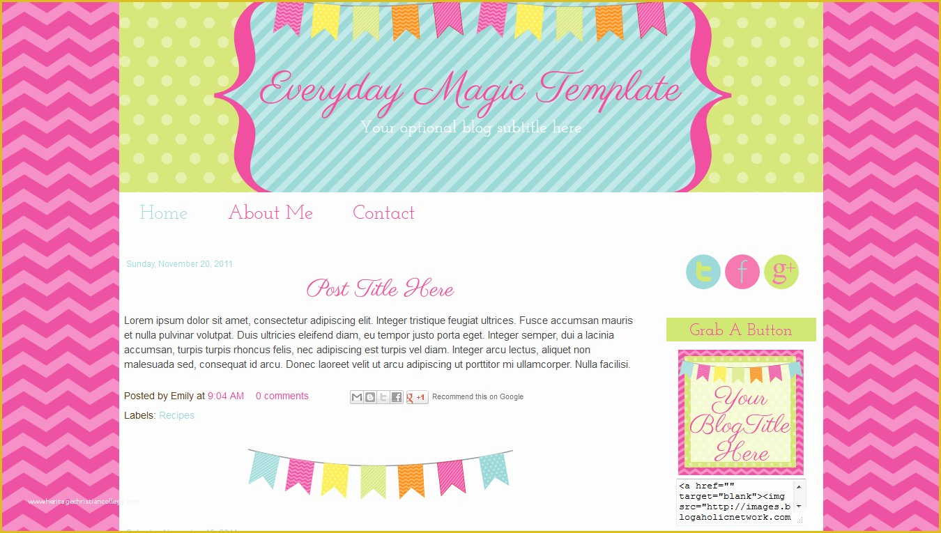 Free Cute Blogger Templates Of 11 Best S Of Blogger Custom Blog Design Templates