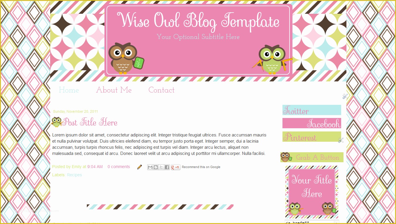 Free Cute Blogger Templates Of 9 Best Of Blogger Templates Blog Free Blog