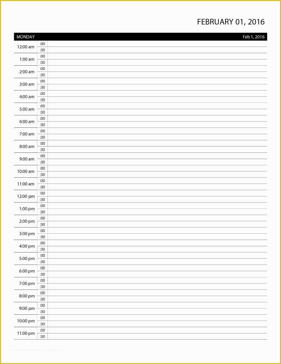 Free Daily Planner Template Of 40 Printable Daily Planner Templates Free Template Lab