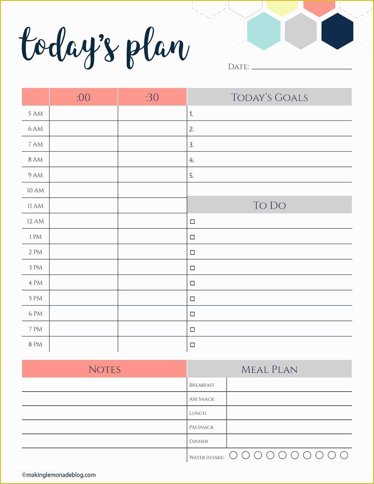 Free Daily Planner Template Of This Free Printable Daily Planner Changes Everything
