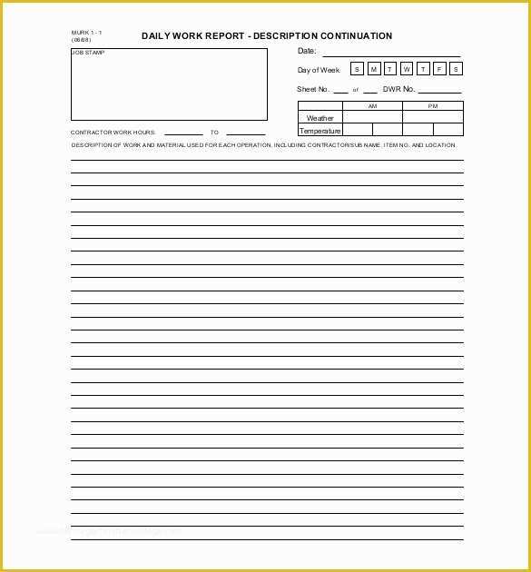 Free Daily Sales Report Template Of 24 Sample Daily Report Templates Pdf Ms Word