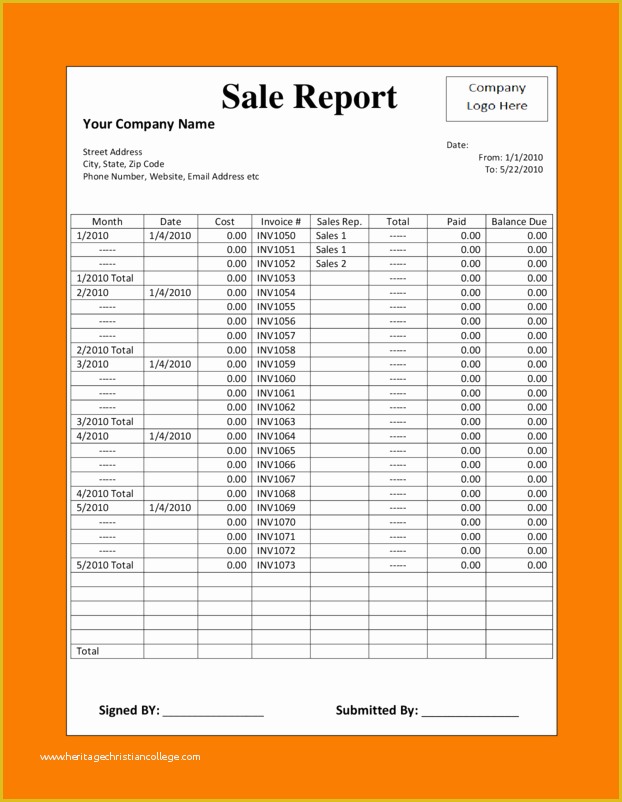 Free Daily Sales Report Template Of the Gallery for Blank Daily Planner