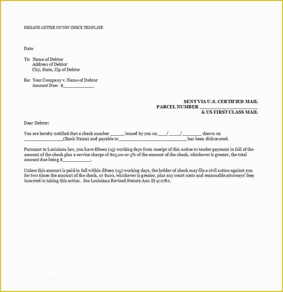Free Demand Letter Template Of 40 Best Demand Letter Templates Free Samples Template Lab