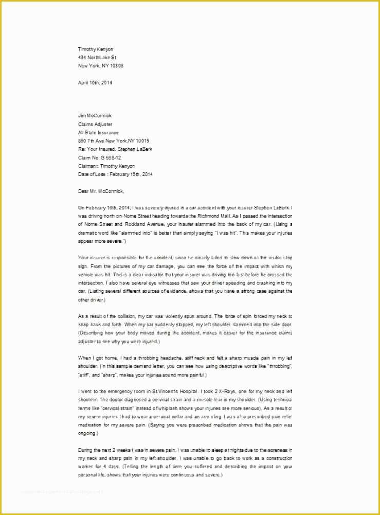 Free Demand Letter Template Of 40 Best Demand Letter Templates Free Samples Template Lab