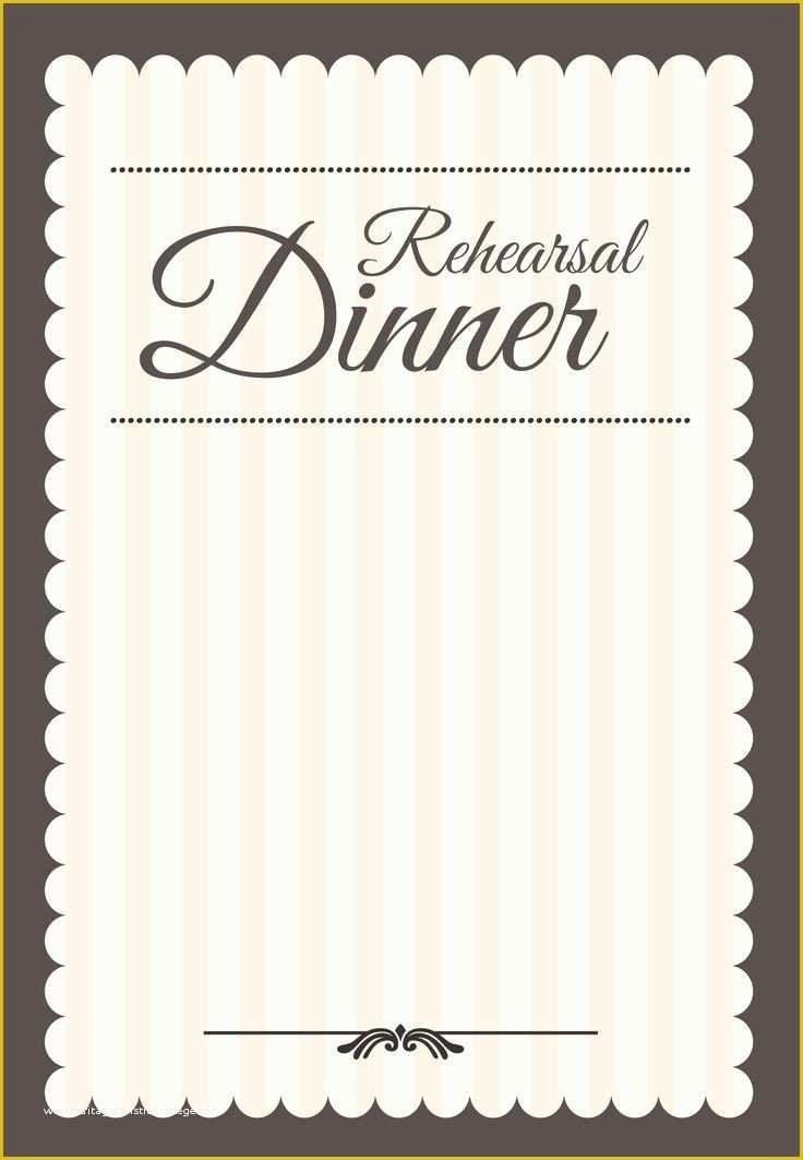 Free Dinner Invitation Template Of Stamped Rehearsal Dinner Free Printable Rehearsal Dinner