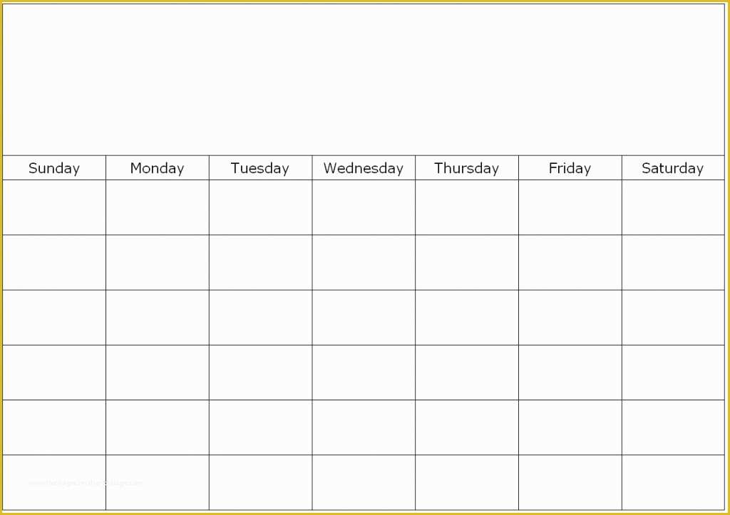 Free Downloadable Calendar Template Of 4 Weekly Calendar