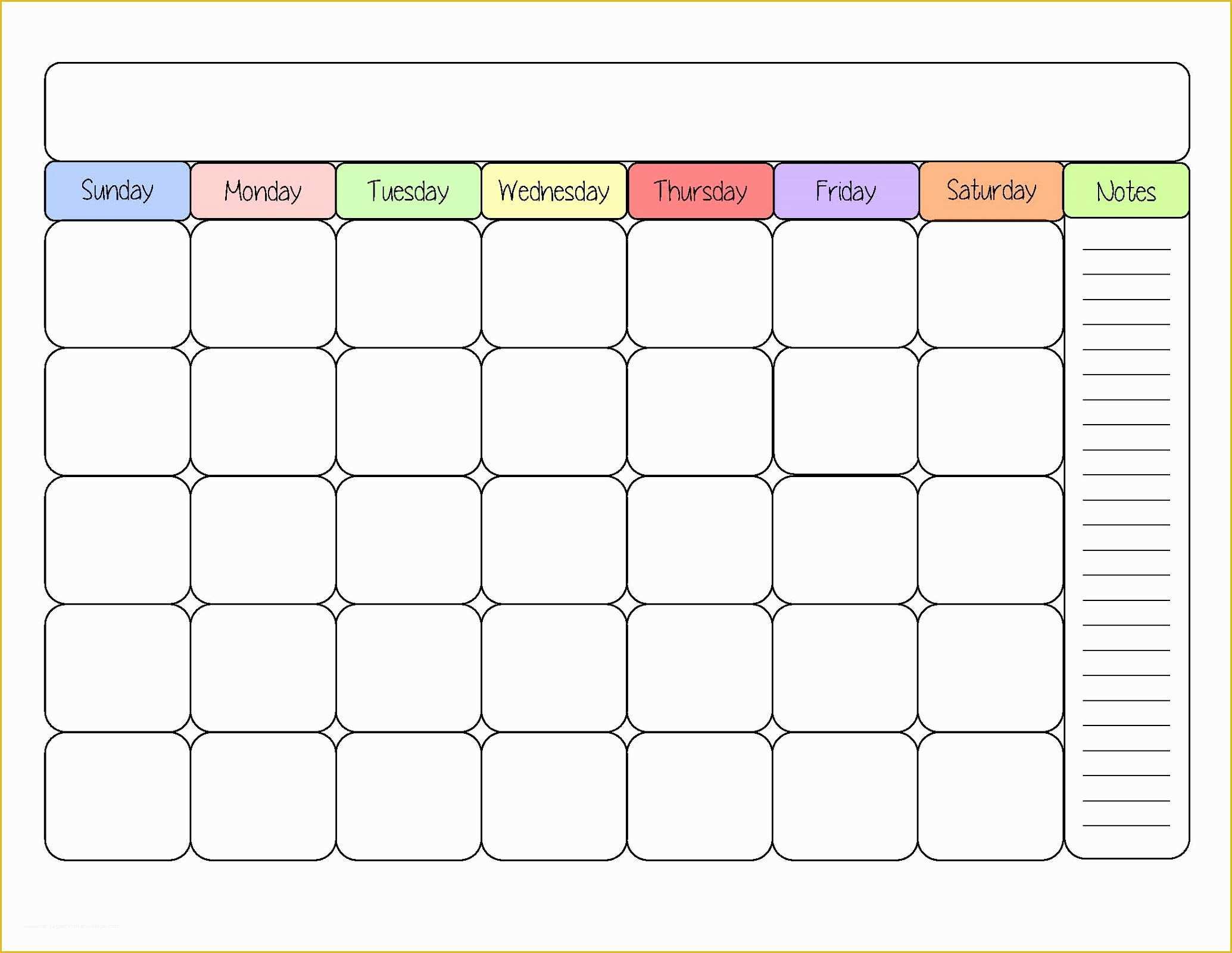 Free Downloadable Calendar Template Of Free Printable Calendar Templates