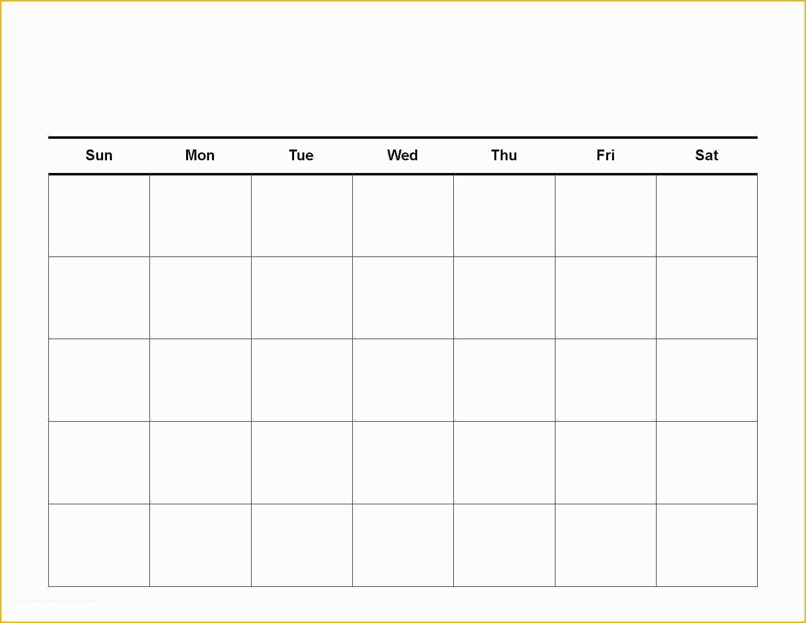 Free Downloadable Calendar Template Of Printable Workout Calendar