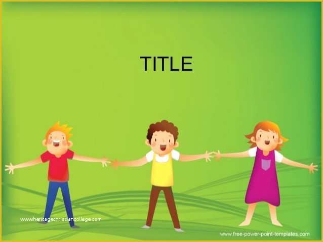 Free Early Childhood Powerpoint Templates Of Children Powerpoint Background and Ppt Template for Early