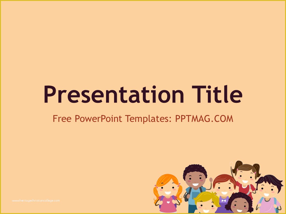 Free Early Childhood Powerpoint Templates Of Free Children Powerpoint Template Pptmag