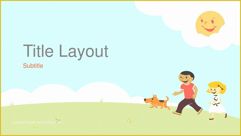Free Early Childhood Powerpoint Templates Of Free Powerpoint Templates Children Yasncfo