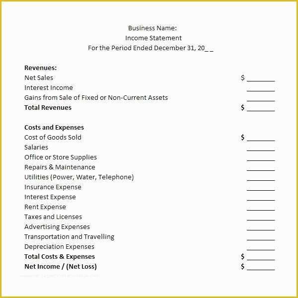 Free Earnings Statement Template Of Free In E Statement Template Examples & Guidelines for