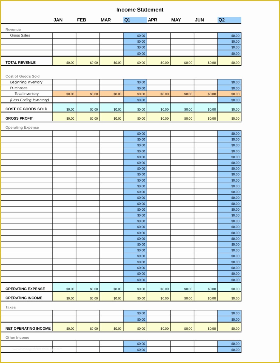 Free Earnings Statement Template Of In E Statement Template Free Printable In E