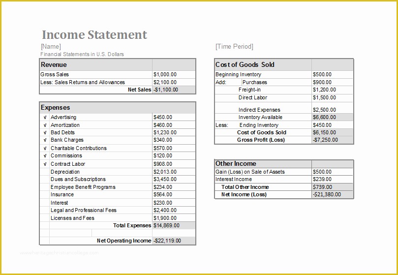 Free Earnings Statement Template Of Ms Excel In E Statement Editable Printable Template
