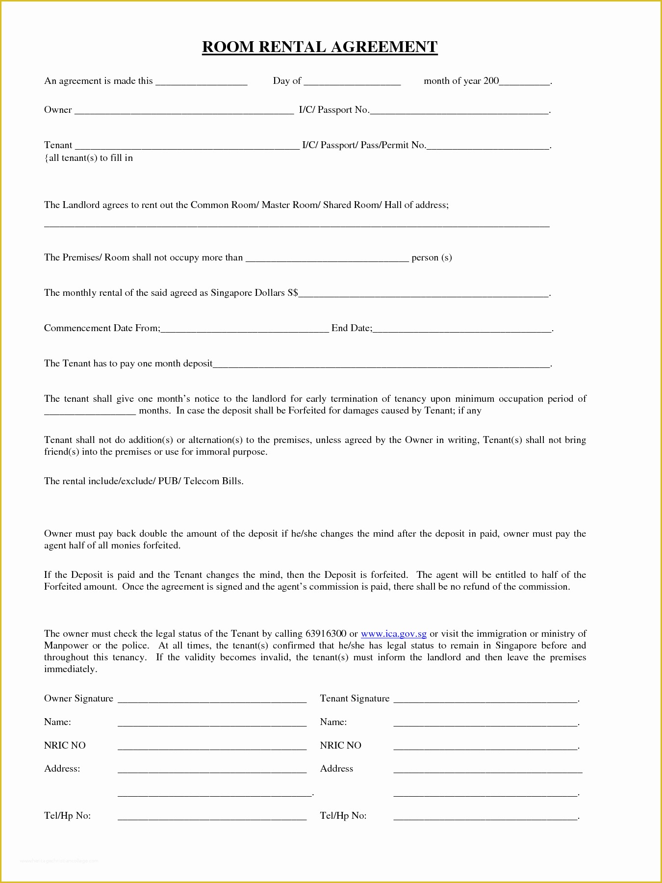 Free Easy Lease Agreement Template Of 13 Best Of Simple Rent Agreement Simple Rental