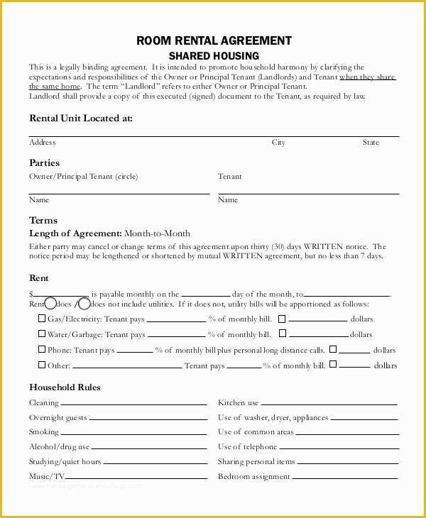 Free Easy Lease Agreement Template Of 17 Simple Rental Agreements