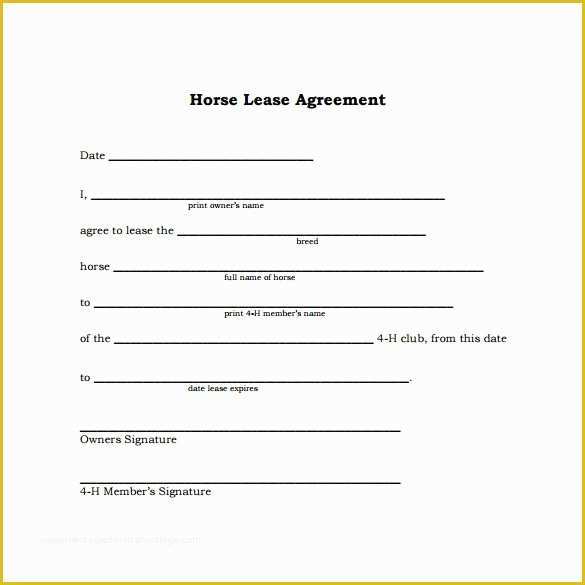 Free Easy Lease Agreement Template Of Simple Lease Agreement