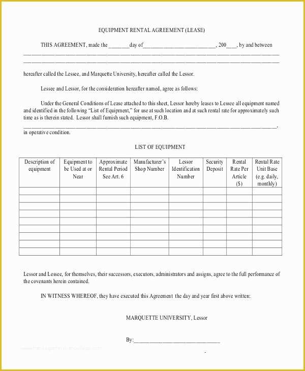 Free Easy Lease Agreement Template Of Simple Rental Agreement 33 Examples In Pdf Word