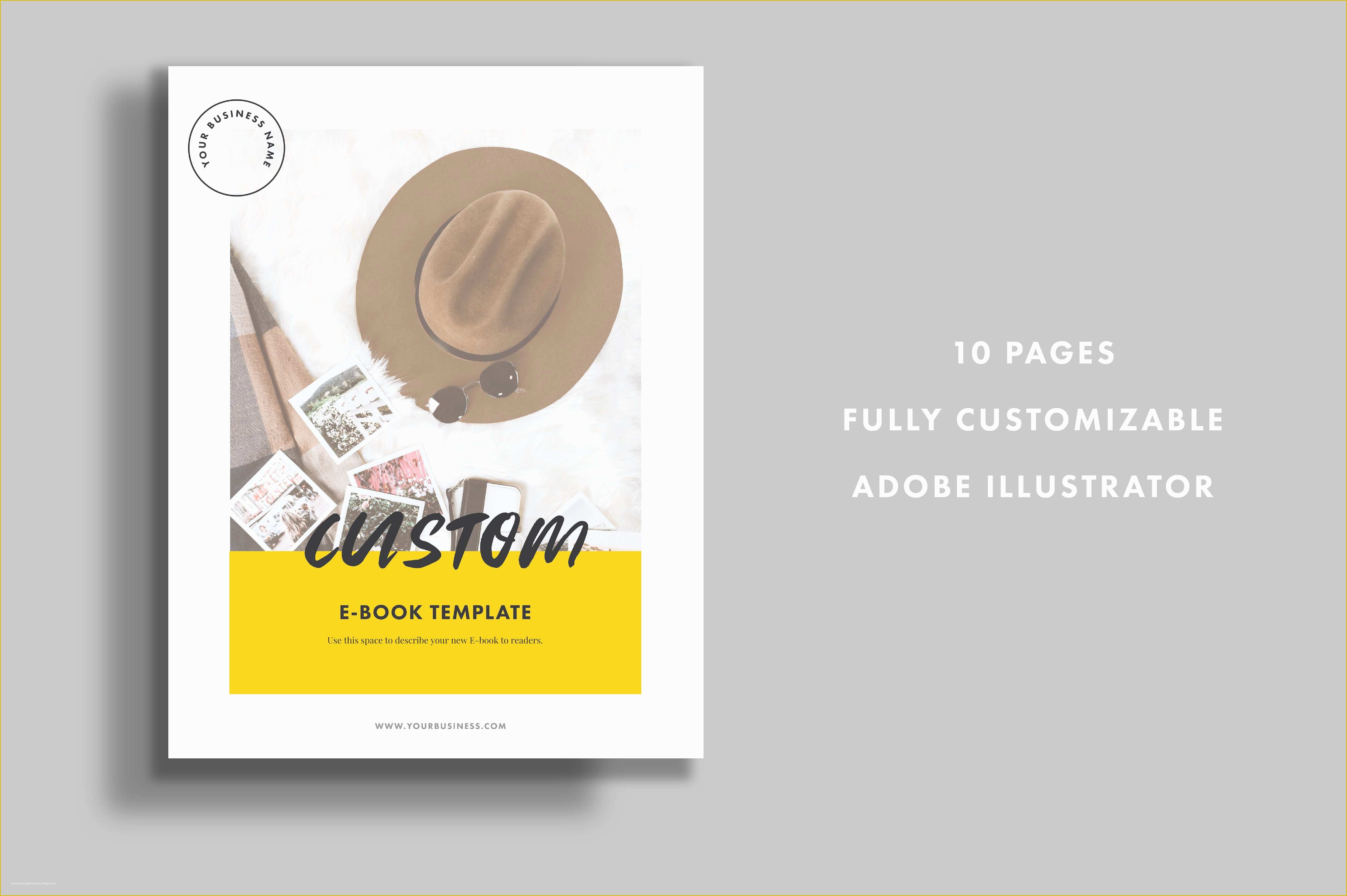 Free Ebook Template Indesign Of Ebook Template Illustrator Templates Creative Market