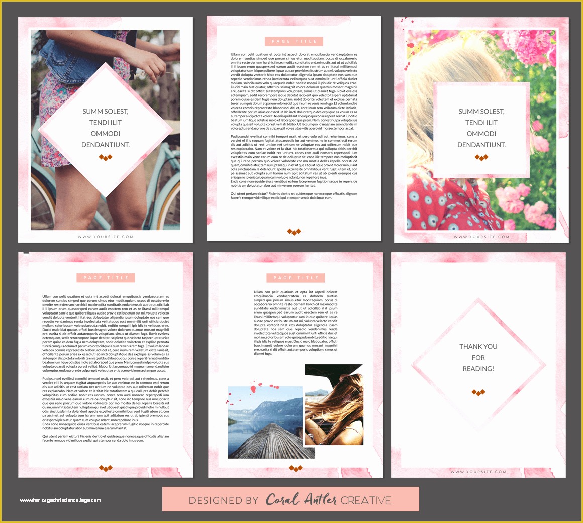 Free Ebook Template Indesign Of Prism Indesign Ebook Template