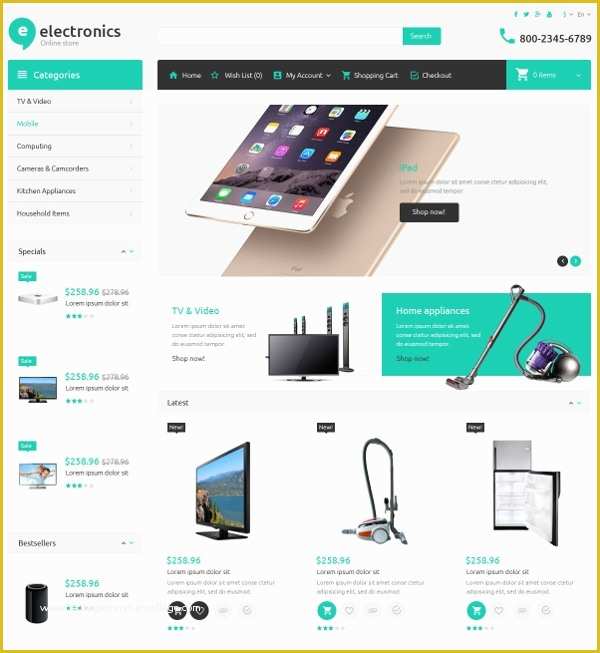 Free Ecommerce Template Of 19 E Merce Bootstrap themes & Templates
