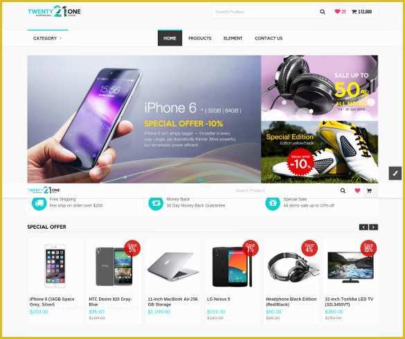 Free Ecommerce Template Of 21 PHP E Merce themes & Templates