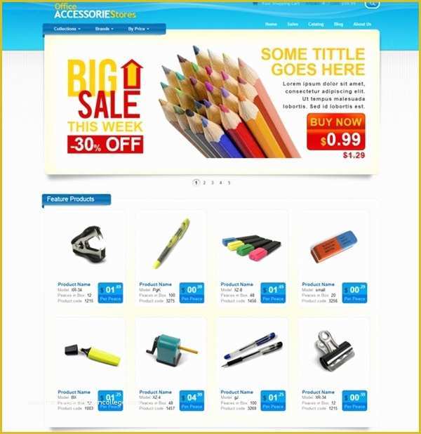 Free Ecommerce Template Of E Merce Website Templates