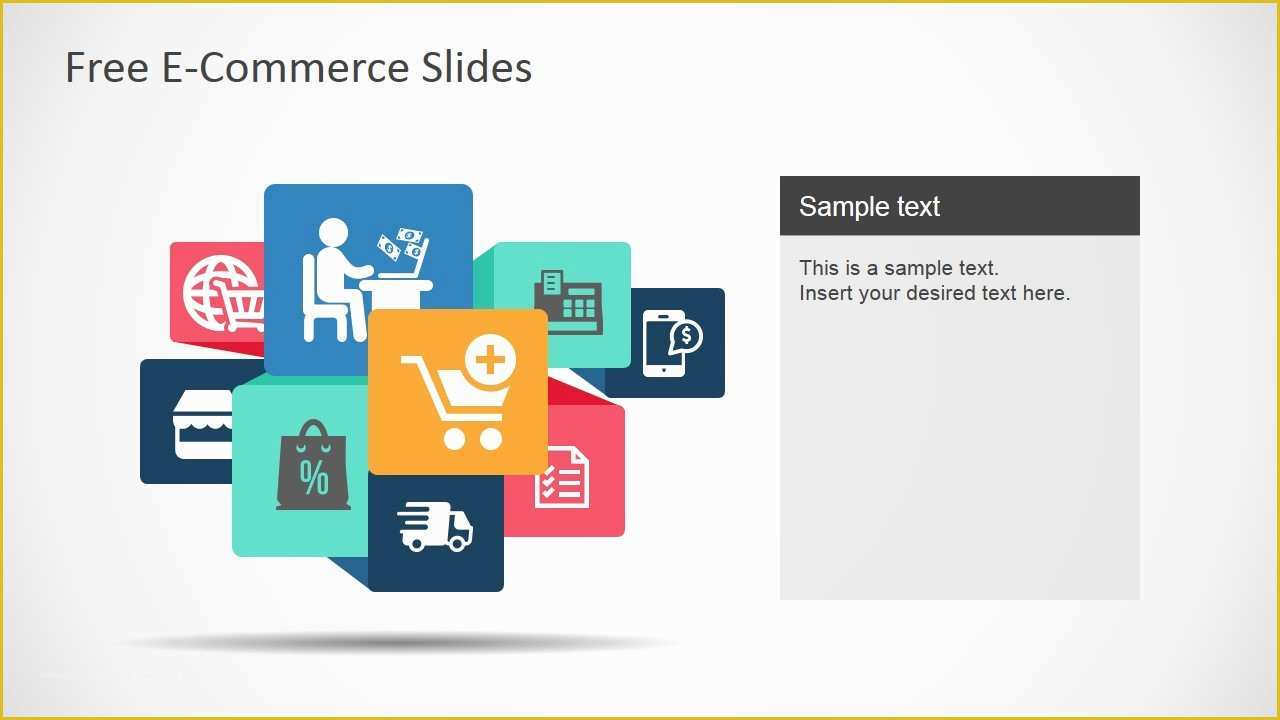 Free Ecommerce Template Of Free E Merce Slides for Powerpoint Slidemodel