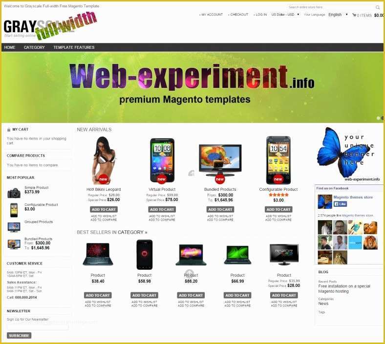 Free Ecommerce Template Of Free E Merce Website Templates